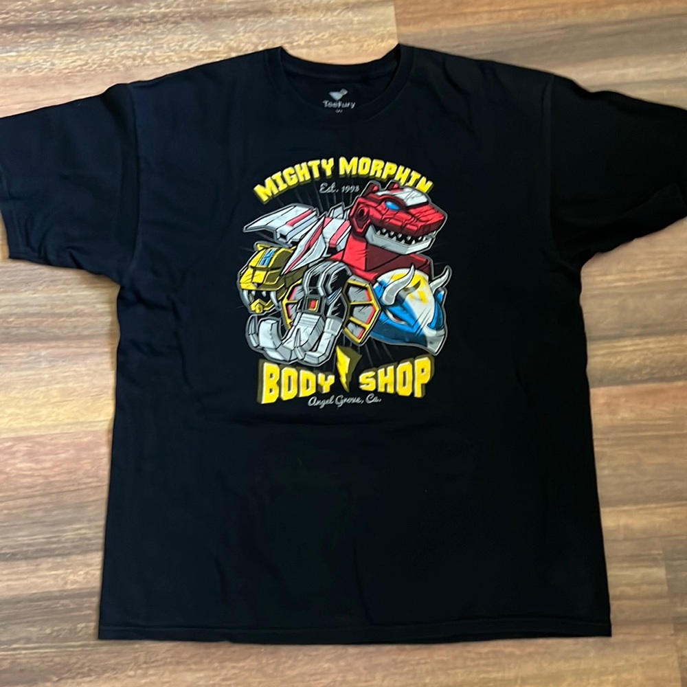 Power Rangers Black Shirt (Size XL)